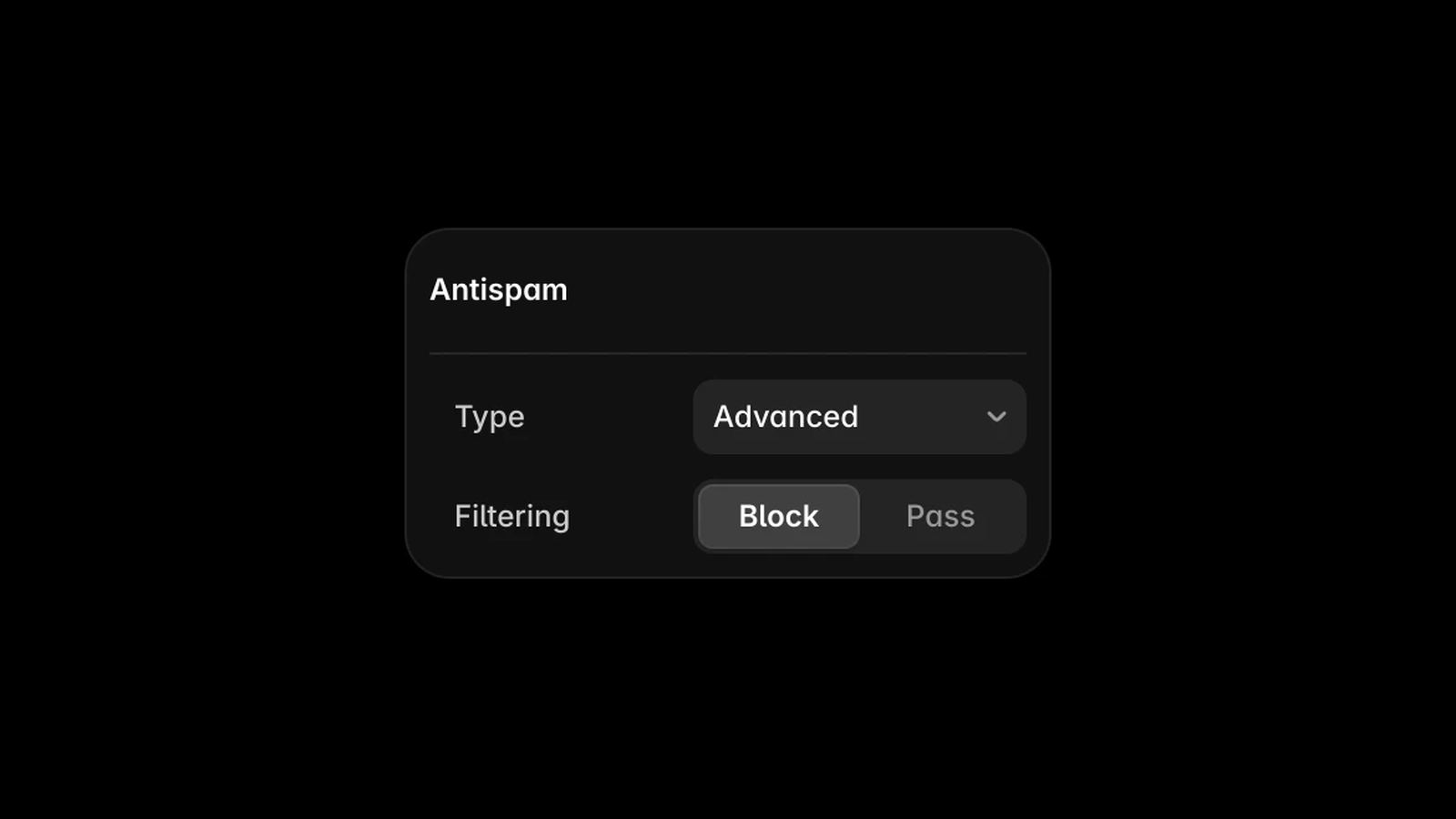 Antispam settings for Forms